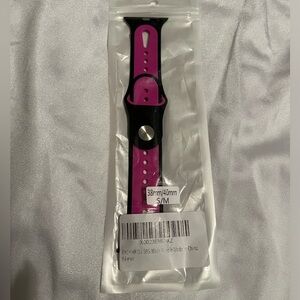 Apple black & pink 38/40mm watchband
